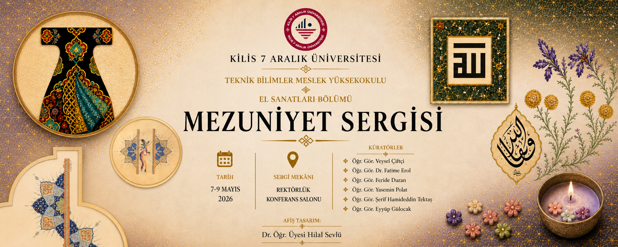 El Sanatları Bölümü Mezuniyet Sergisine Davetlisiniz!
